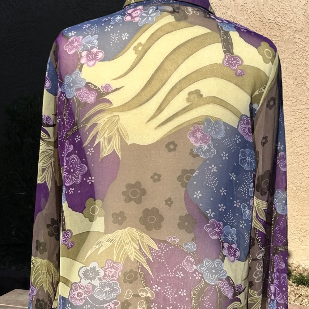 Nicola Vintage Long Sleeve Blouse Multicolor - Picture 5 of 8